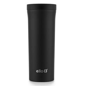 ELLO Black Stainless Steel Travel Mug Tumbler 18 oz.